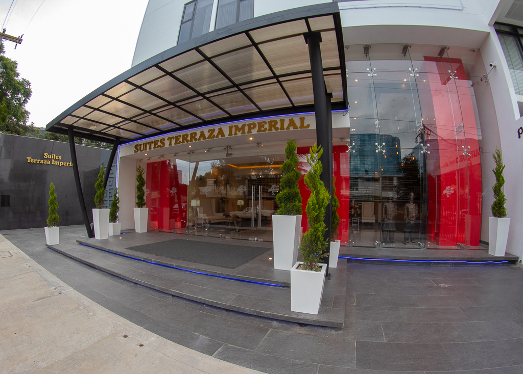 Entrada principal de Suites Terraza Imperial